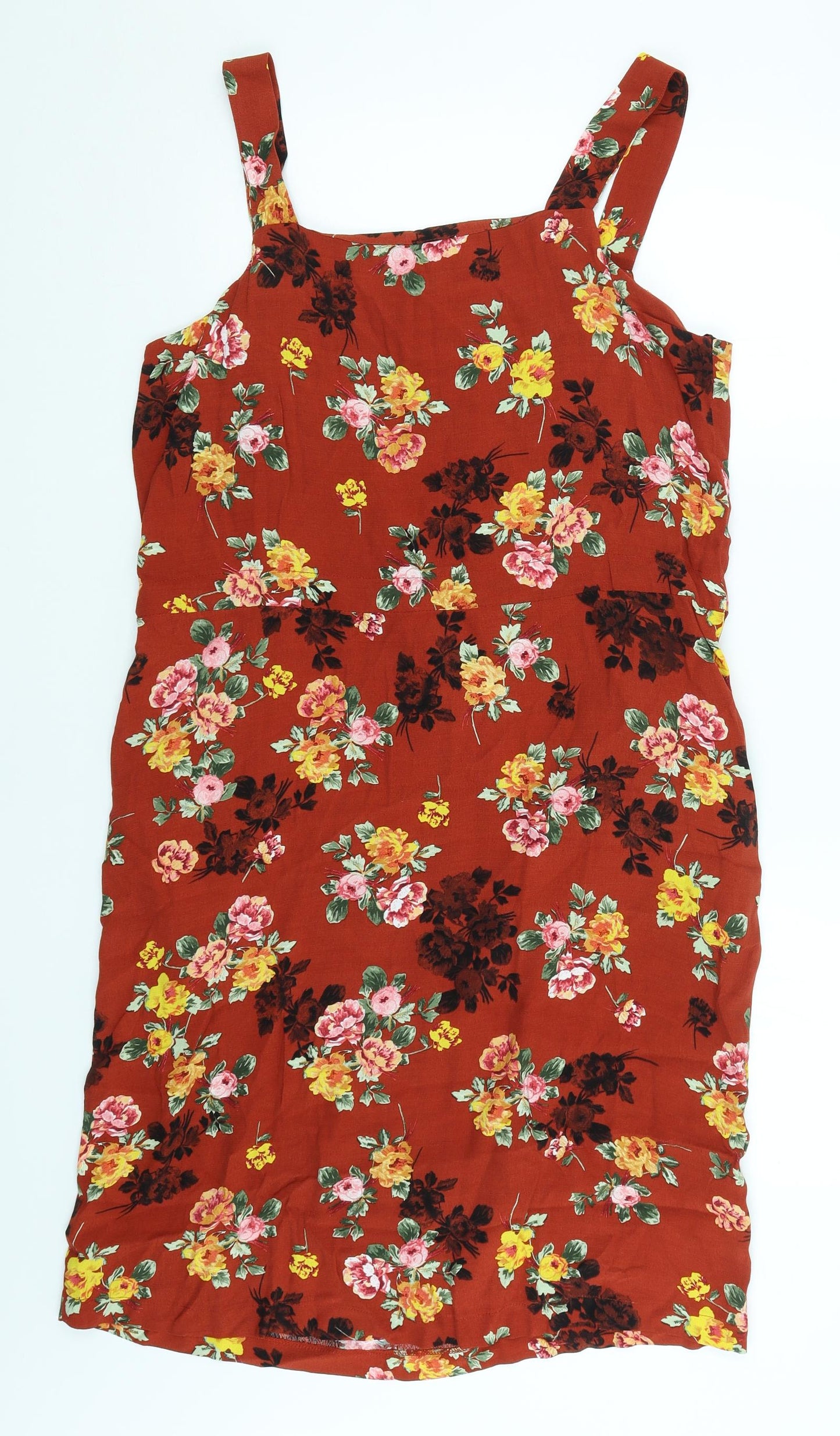 Blue Chameleon Womens Red Floral  A-Line  Size 12