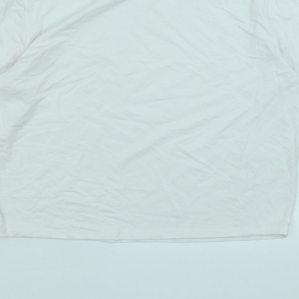 ASOS Womens White   Basic T-Shirt Size 12