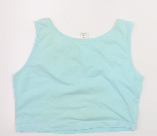 Topshop  Womens Blue   Basic Tank Size 10