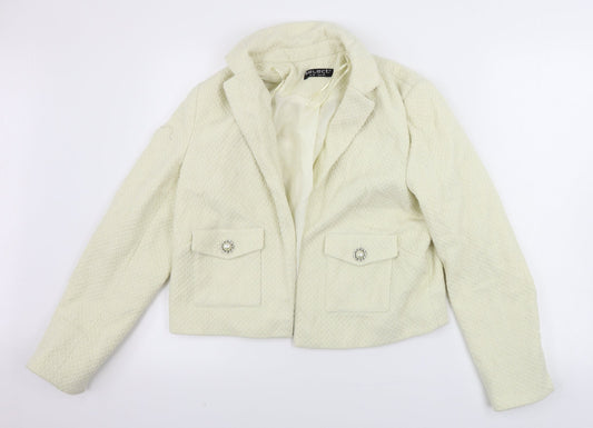 Select Womens Ivory   Jacket Coat Size 12