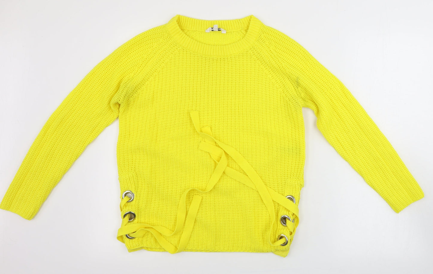 pep&co Womens Yellow   Pullover Jumper Size 10
