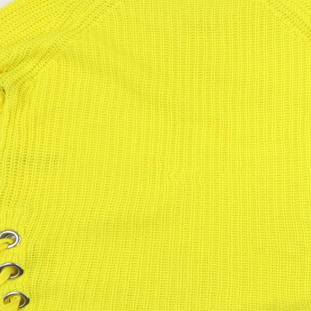 pep&co Womens Yellow   Pullover Jumper Size 10