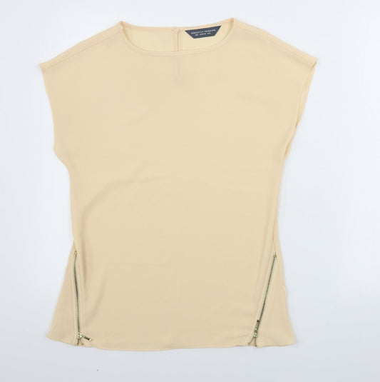 Dorothy Perkins  Womens Beige   Basic T-Shirt Size 6