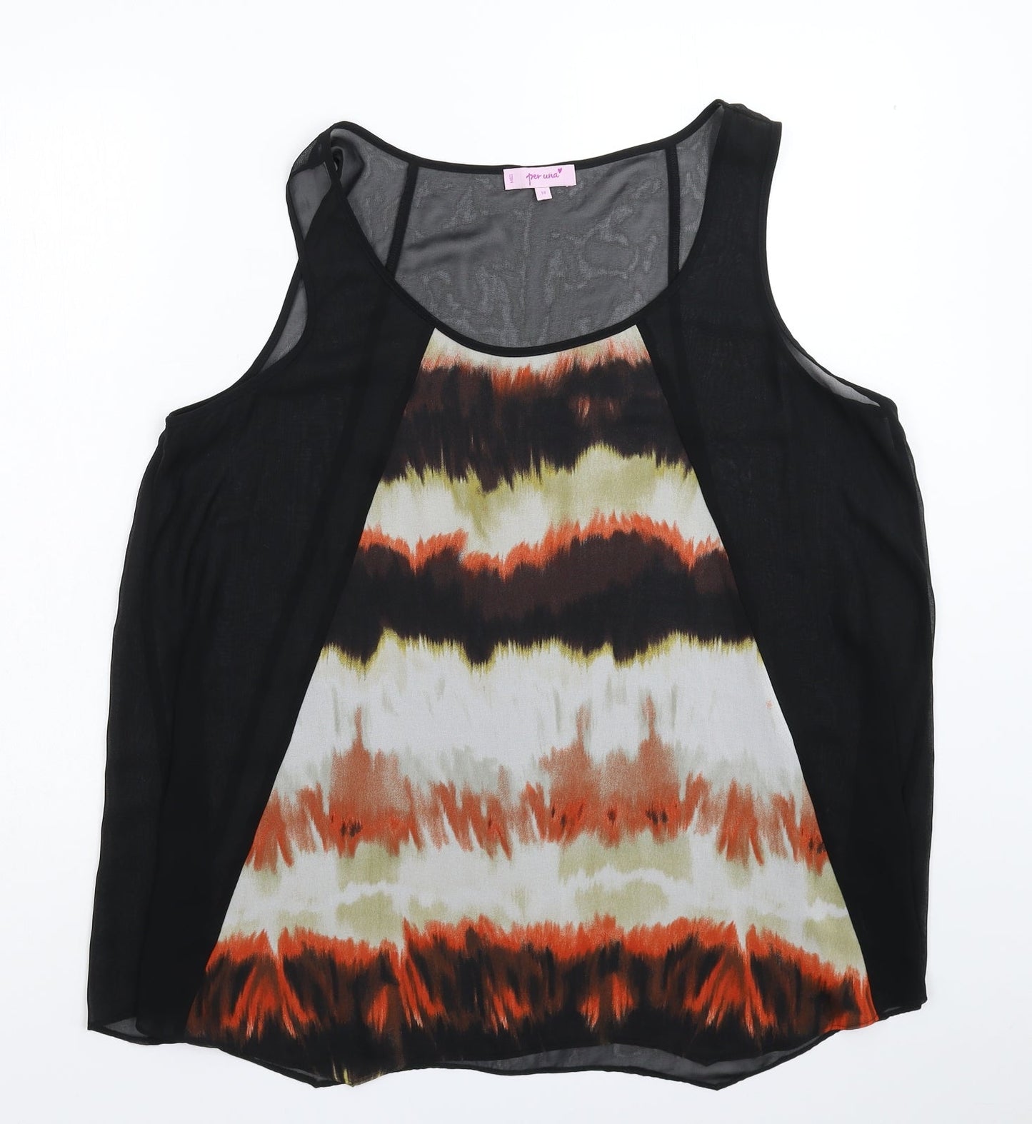 Per Una Womens Black   Basic Tank Size 14