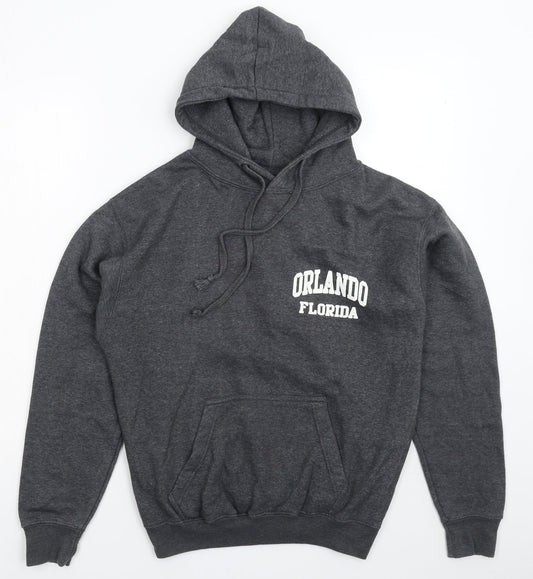 Pacific Mens Grey   Pullover Hoodie Size S