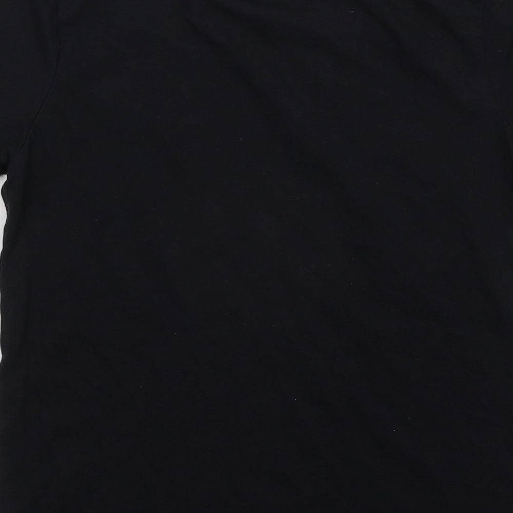 Primark Girls Black   Basic T-Shirt Size 10-11 Years