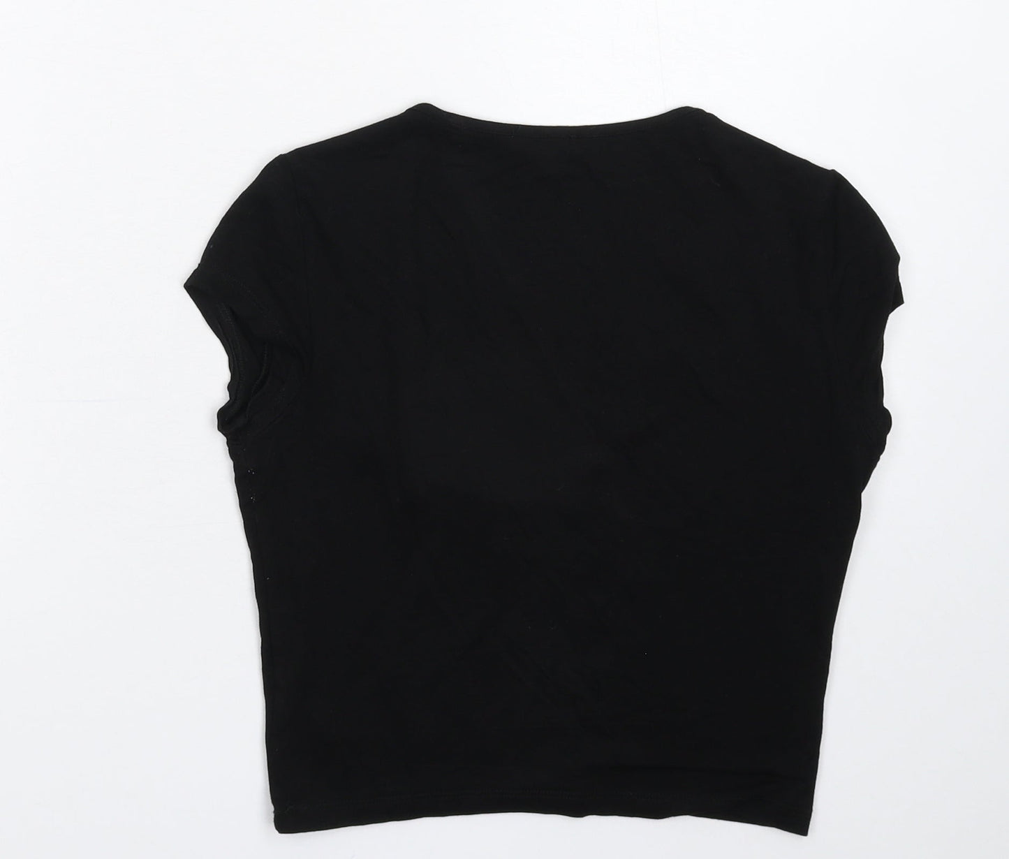 River Island Womens Black   Basic T-Shirt Size 8