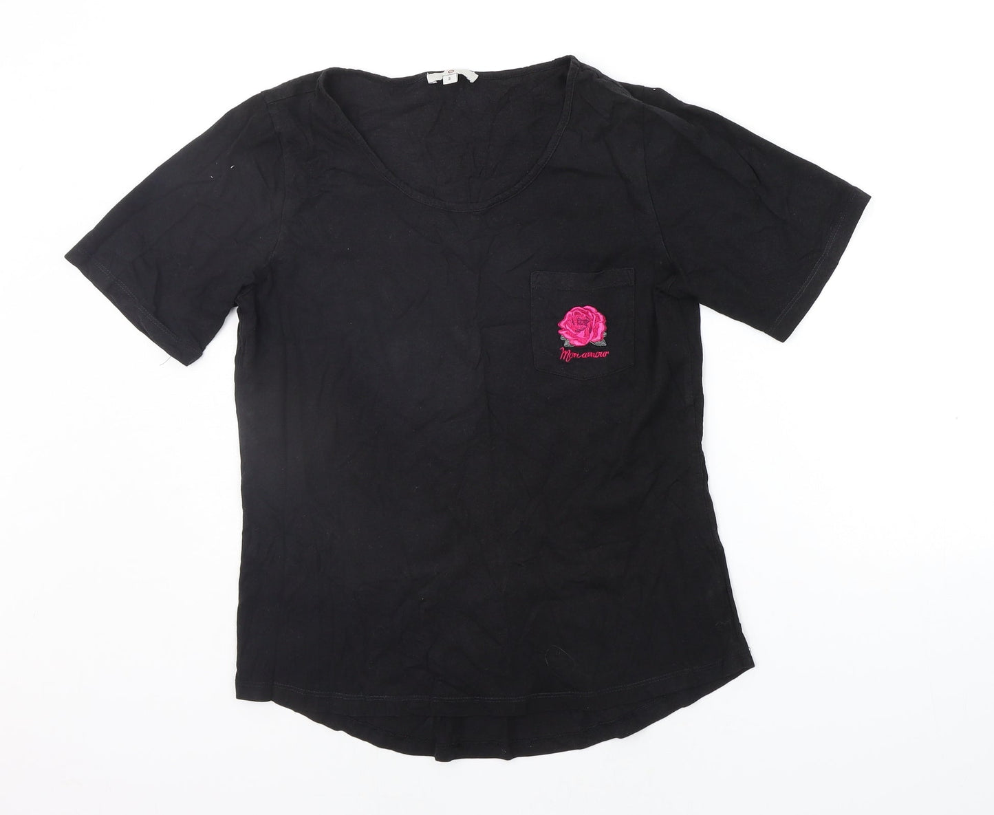 Preworn Womens Black   Basic T-Shirt Size S