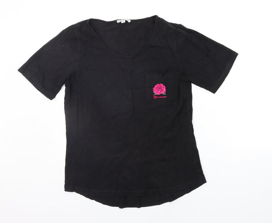 Preworn Womens Black   Basic T-Shirt Size S