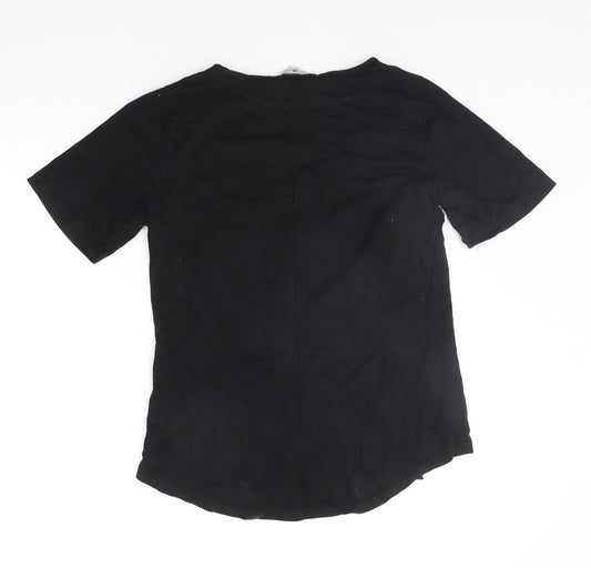 Preworn Womens Black   Basic T-Shirt Size S