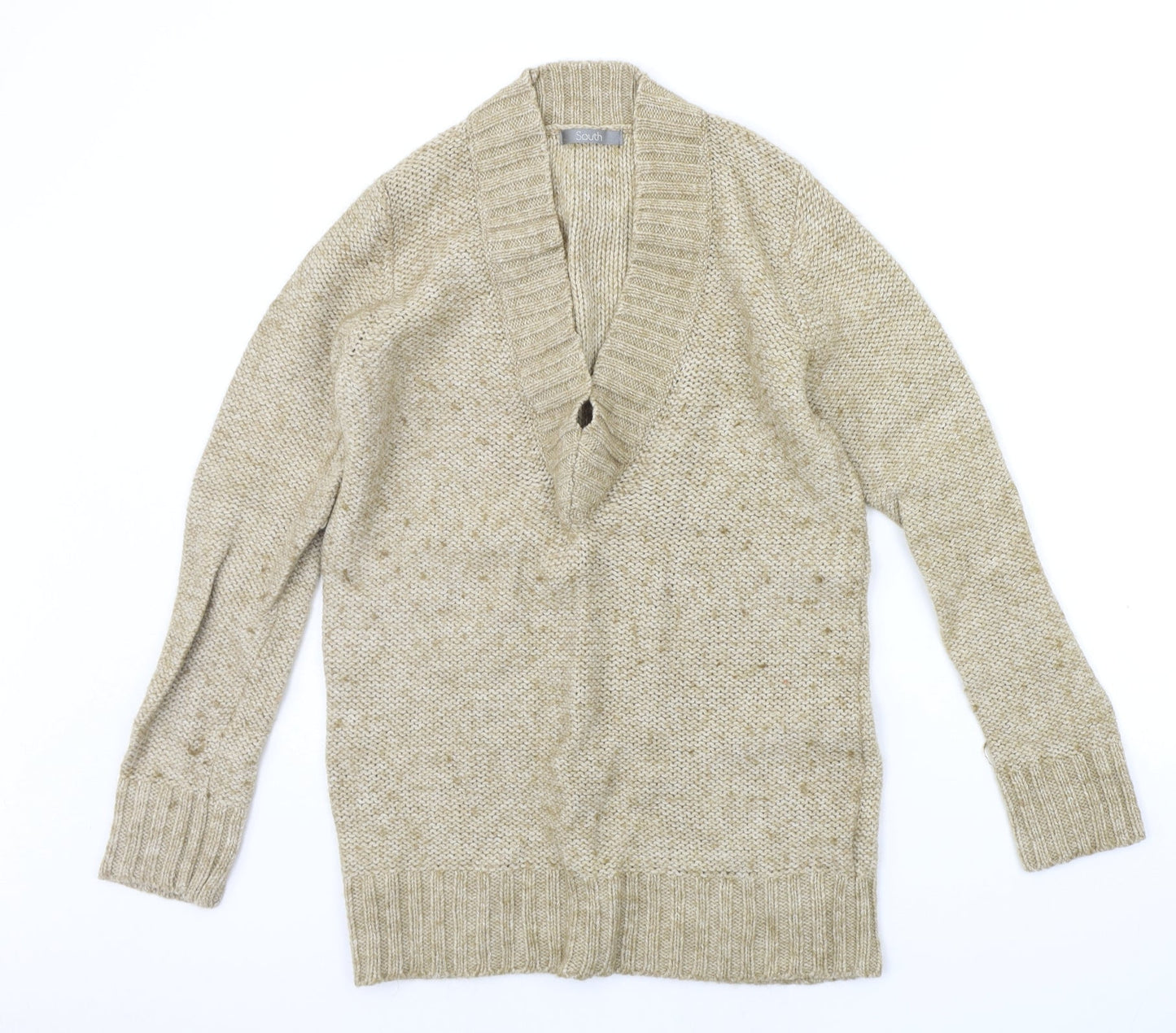 South Womens Beige   Pullover Jumper Size 12