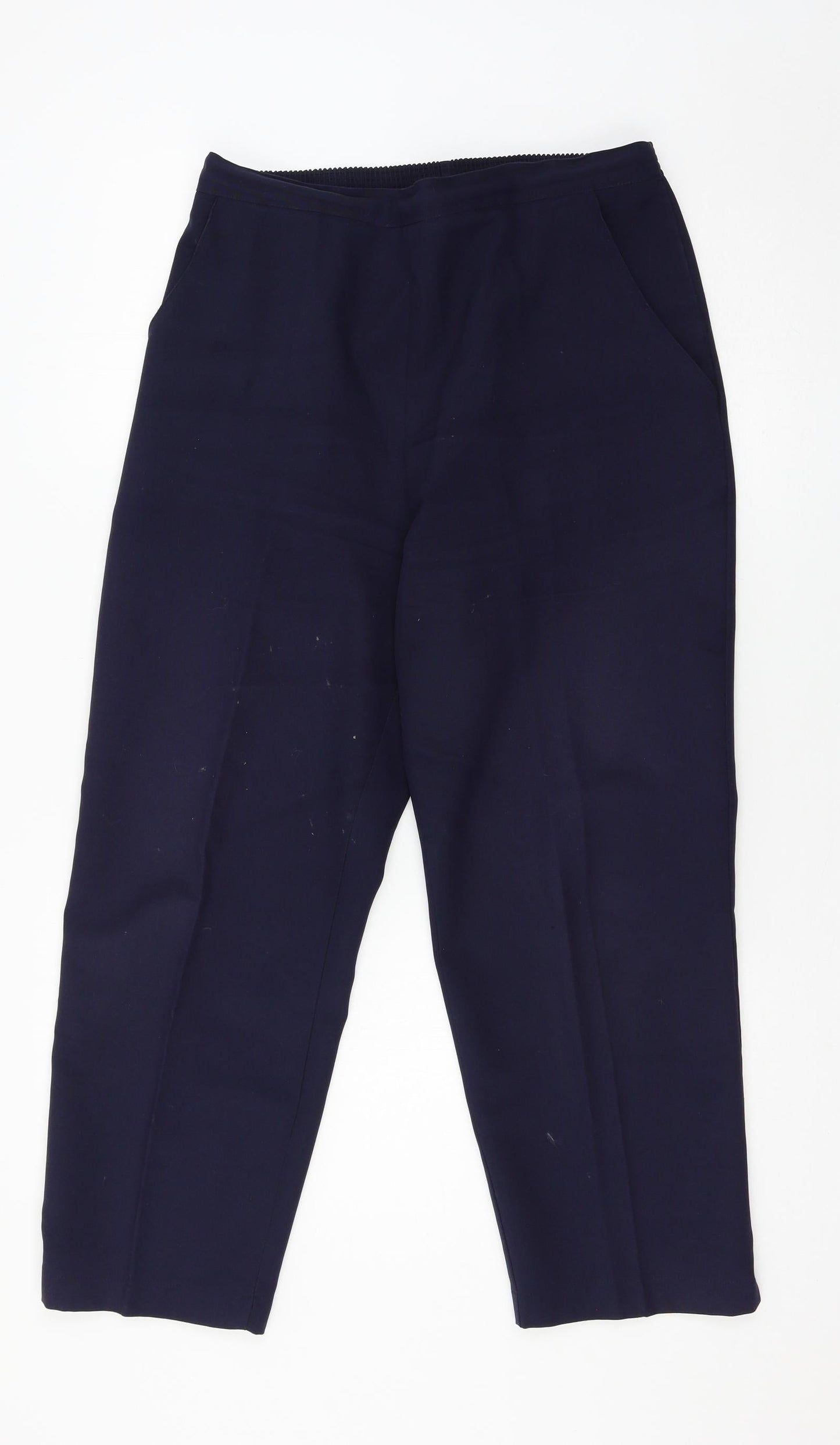 Preworn Womens Blue   Trousers  Size 12 L25 in