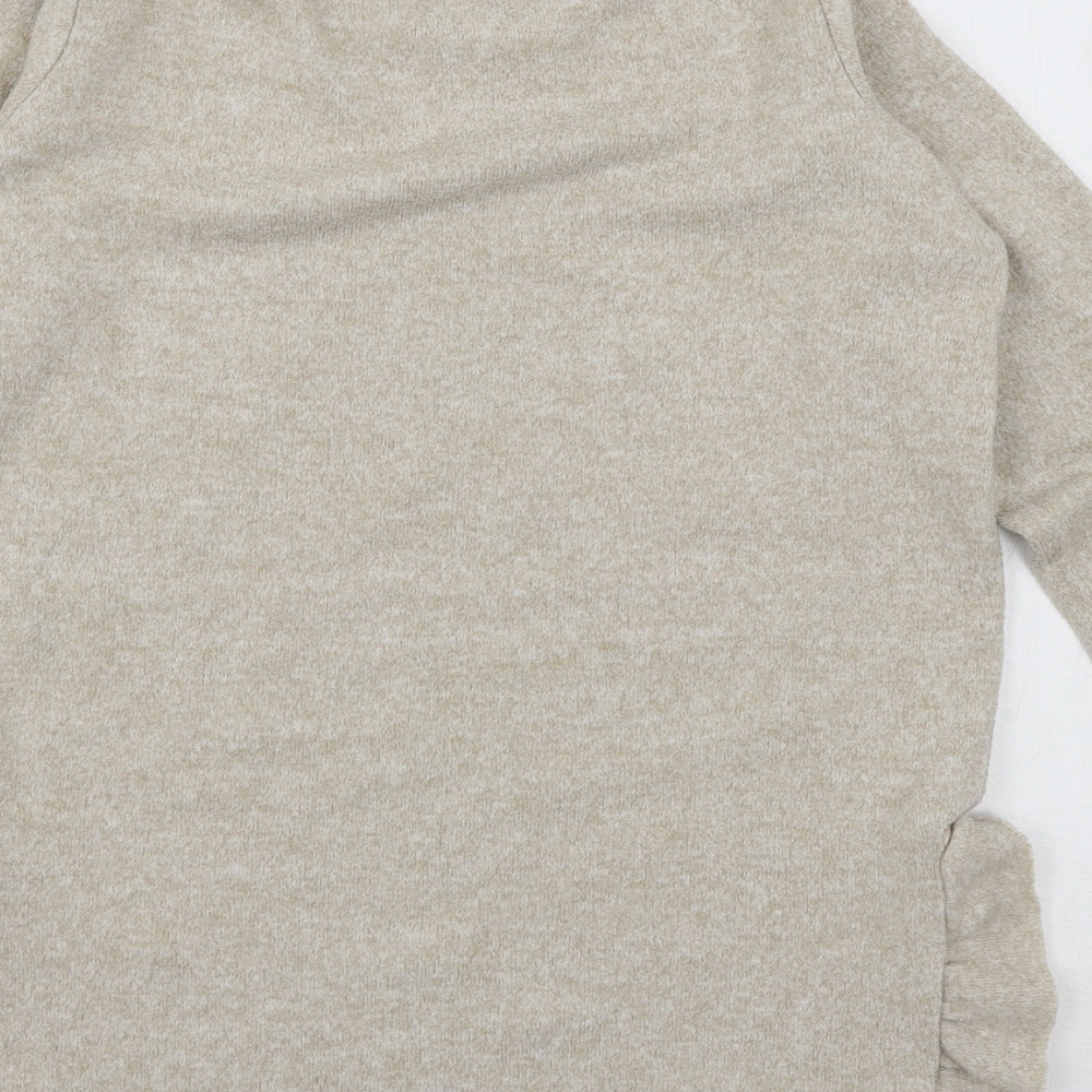 NEXT Womens Beige  Knit Pullover Jumper Size 6