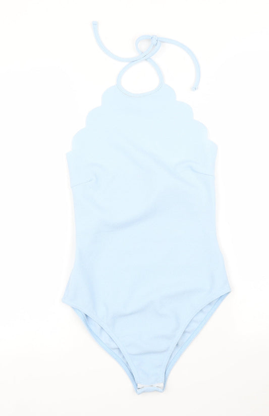 Boohoo Womens Blue   Leotard One-Piece Size 6
