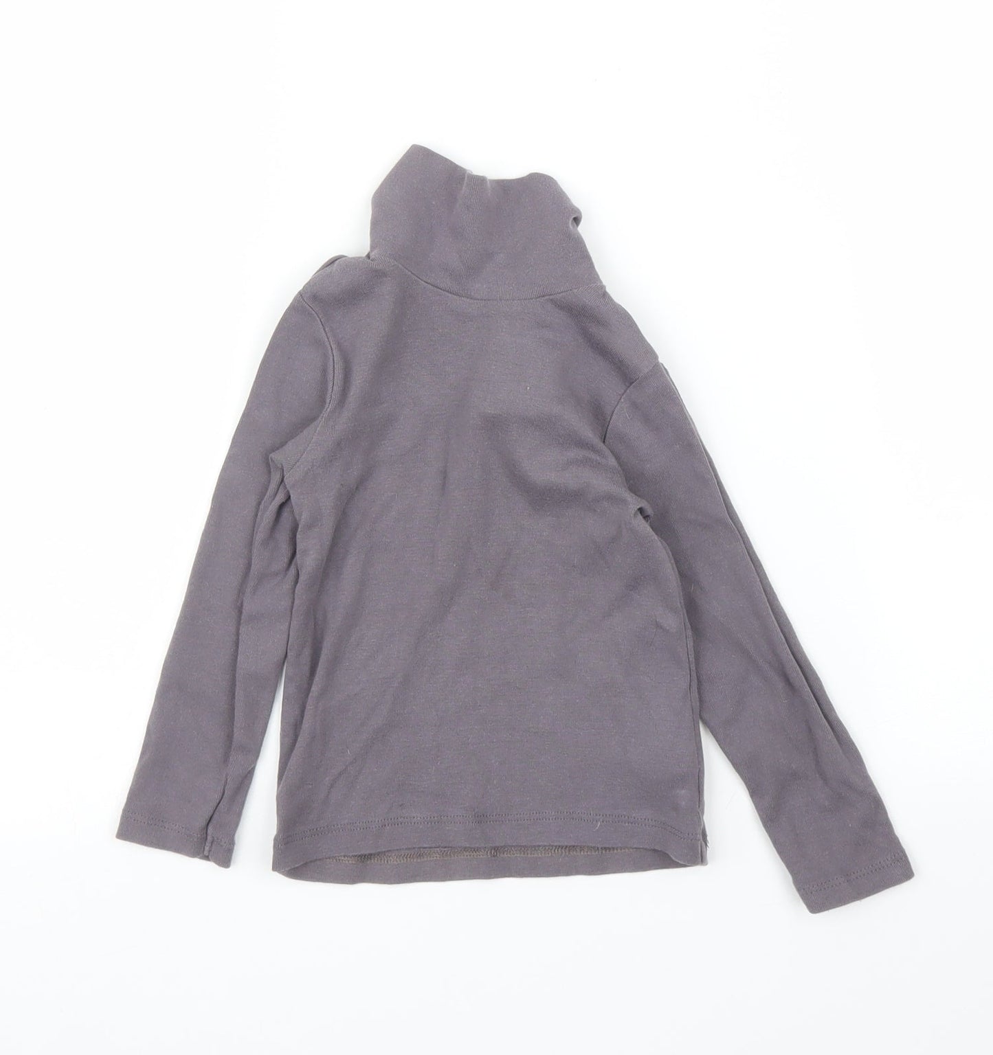 Vertbaudet Girls Grey   Basic T-Shirt Size 2 Years