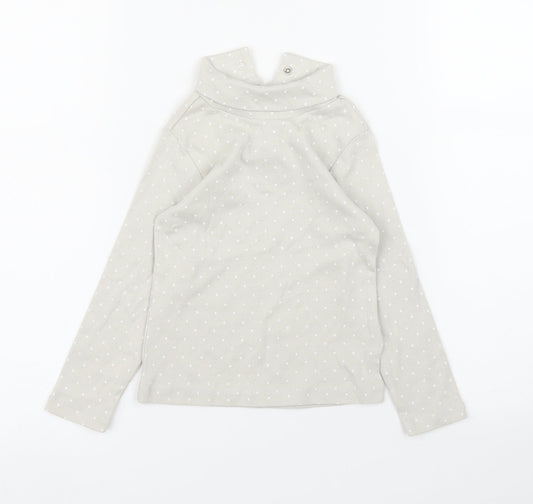 Vertbaudet Girls Beige   Basic T-Shirt Size 2 Years