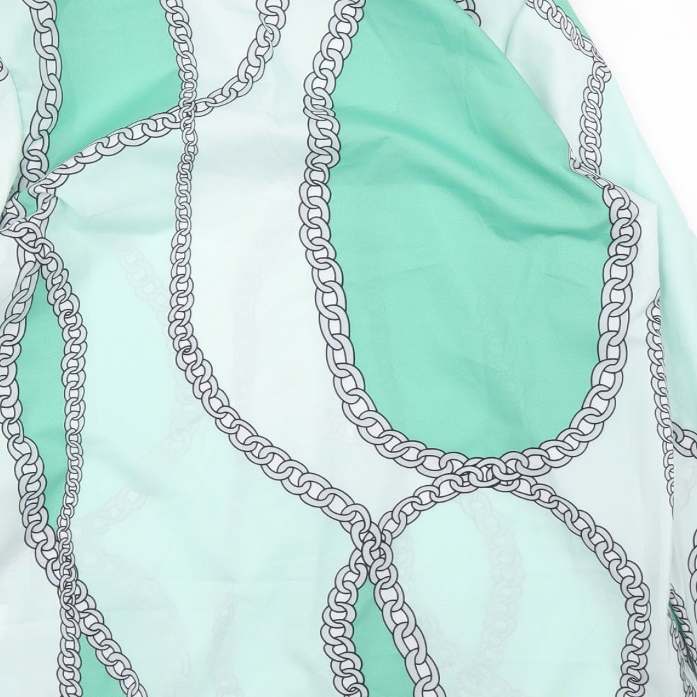 Preworn Womens Green   Basic Blouse Size XS