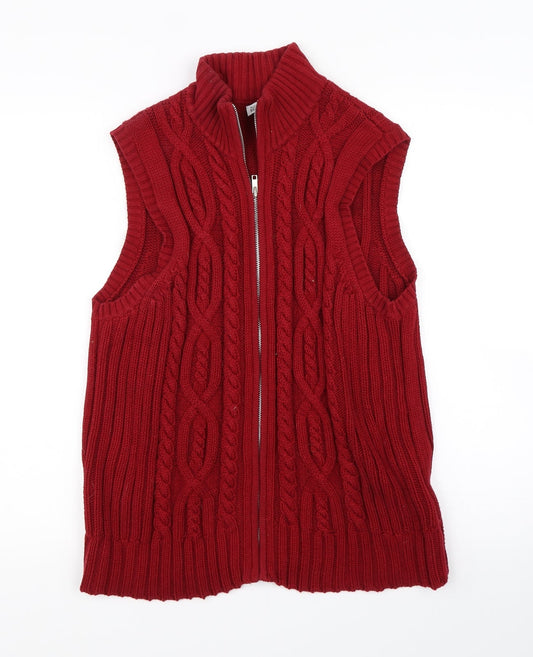 Northern Reflections Womens Red   Full Zip Jumper Size L