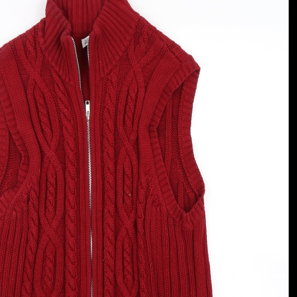 Northern Reflections Womens Red   Full Zip Jumper Size L