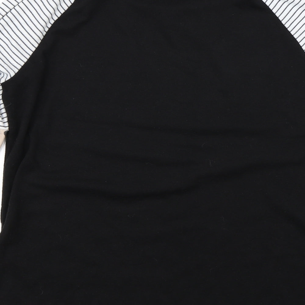 Blooming Jelly Womens Black   Basic T-Shirt Size M