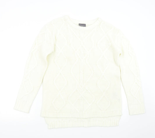 Yessica Womens Beige  Knit Pullover Jumper Size XL