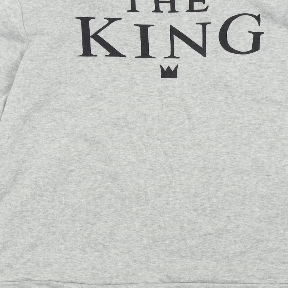 Preworn Mens Grey   Pullover Sweatshirt Size 2XL  - The King