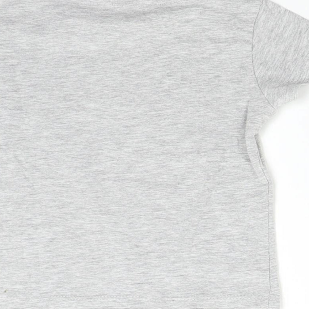 Pep&Co Boys Grey   Basic T-Shirt Size 2-3 Years  - Summer Fun