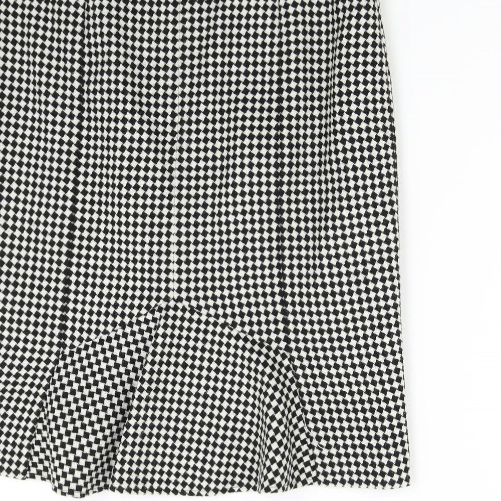 CC Womens Multicoloured Check  Straight & Pencil Skirt Size 12