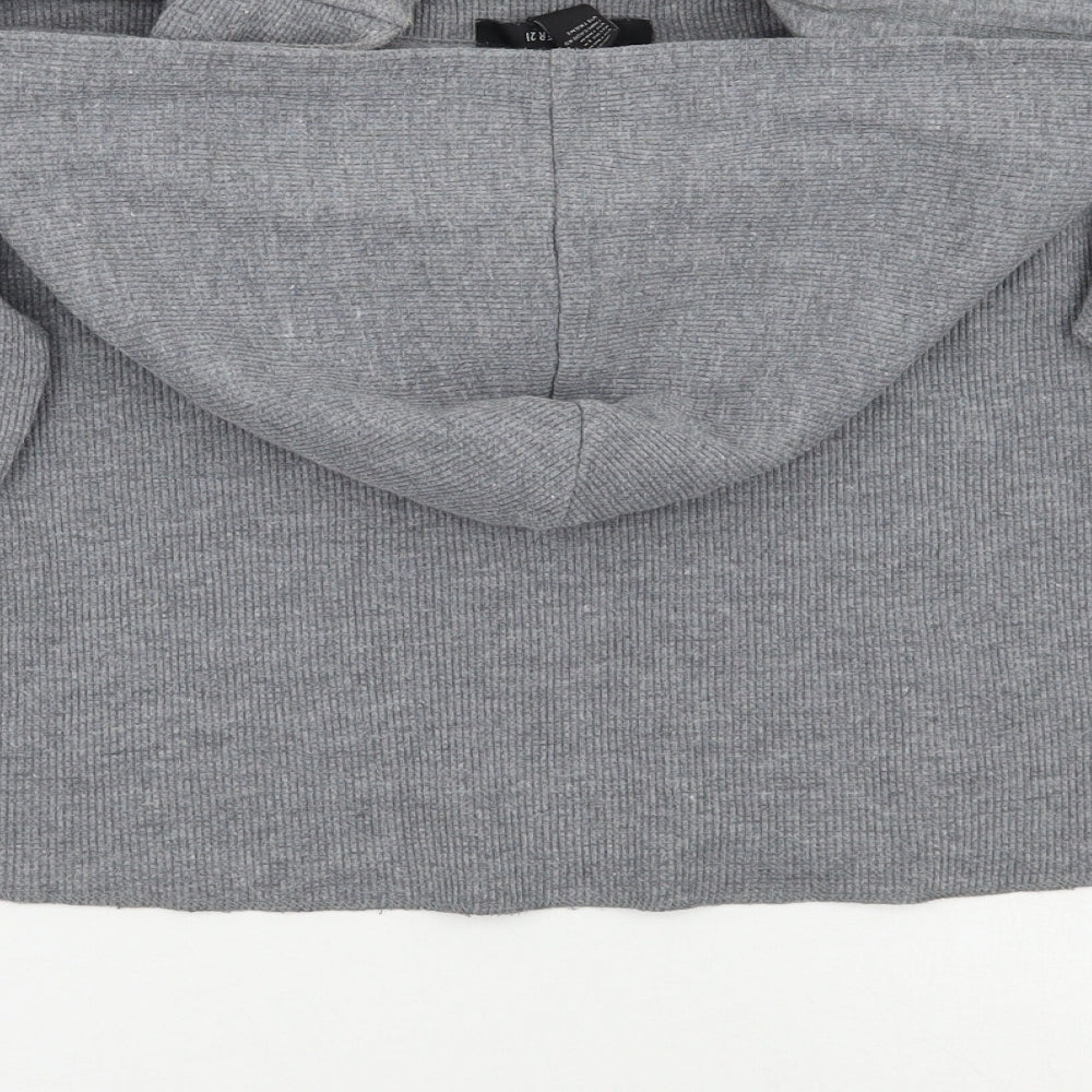 Forever21 Womens Grey   Pullover Hoodie Size S