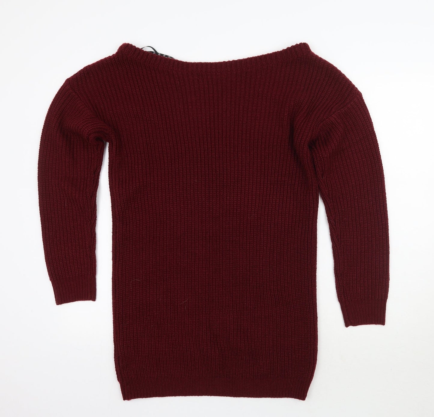 Missguided Womens Red   Pullover Jumper Size M
