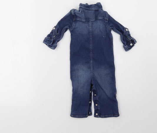 Gap Baby Blue   Dungaree One-Piece Size 6-9 Months