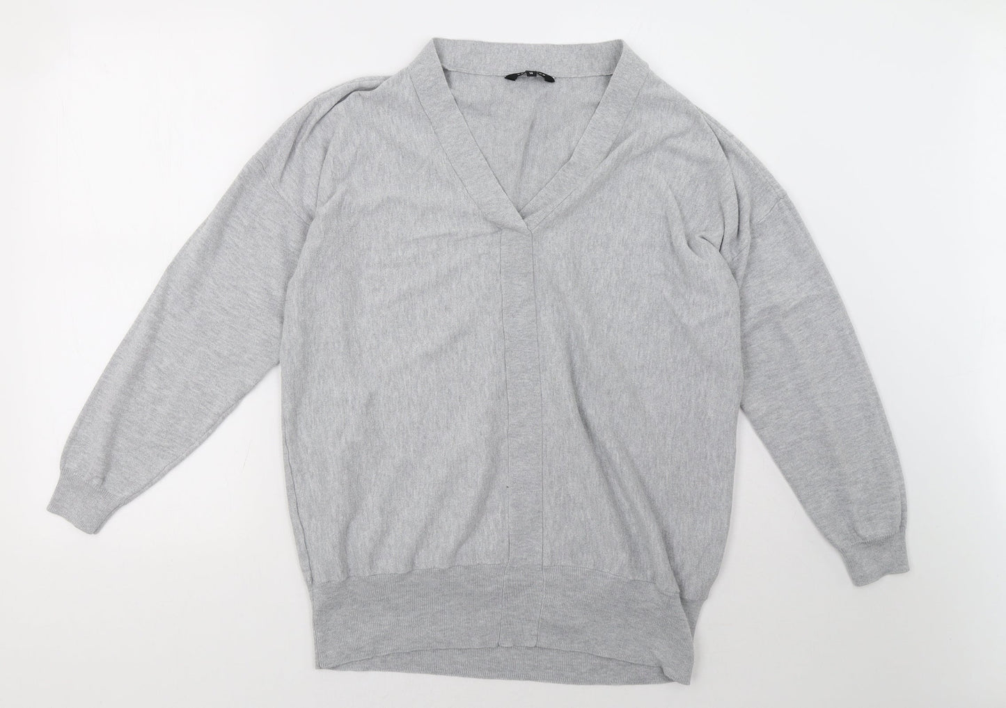 Peacocks Womens Grey   Pullover Sweatshirt Size 14