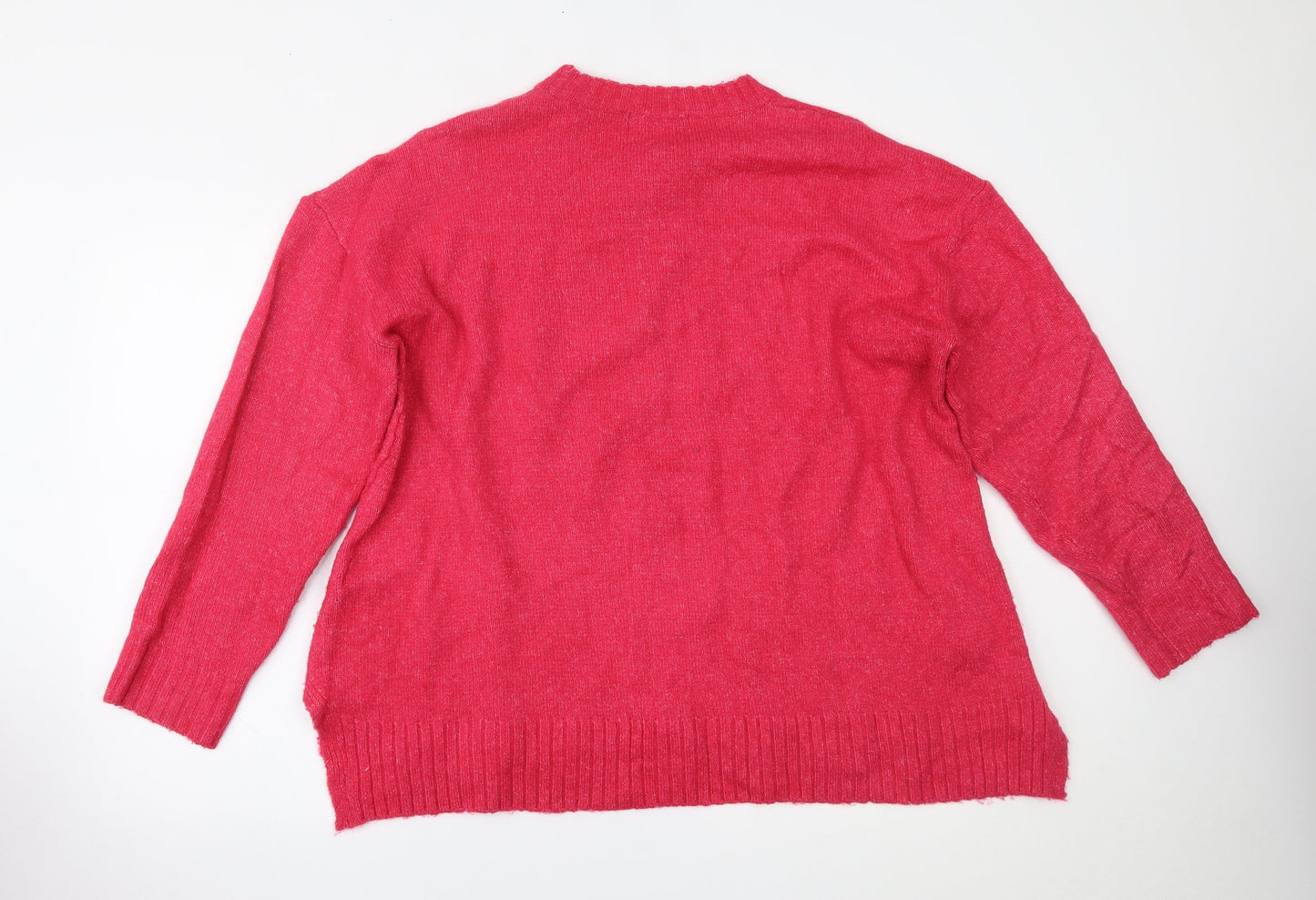 Marks and Spencer Womens Pink   Pullover Jumper Size L