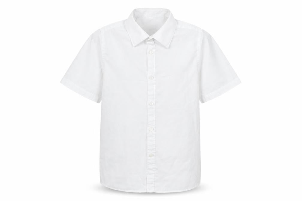 M&S Boys White   Basic Button-Up Size 8-9 Years