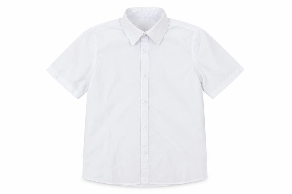 M&S Boys White   Basic Button-Up Size 8-9 Years