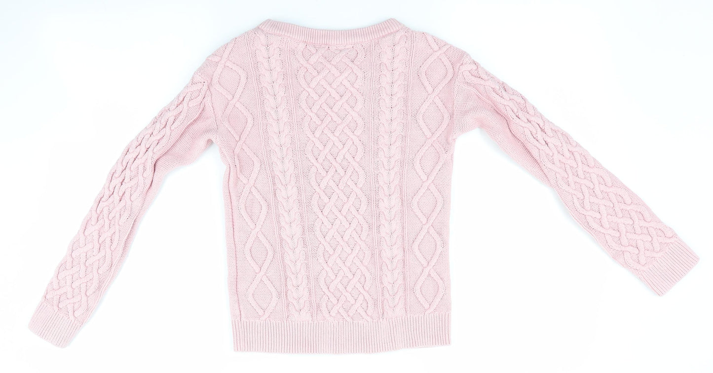 Gap Girls Pink   Pullover Jumper Size 8-9 Years