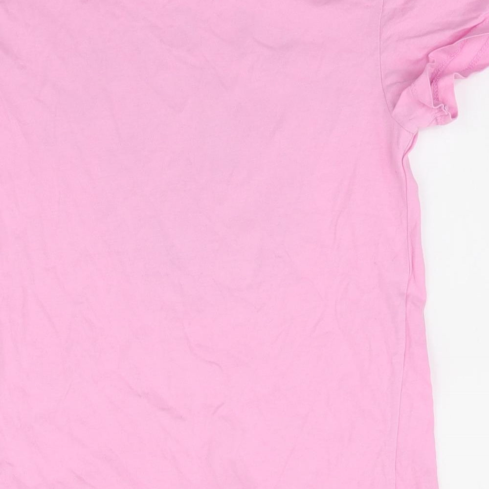 H&M Girls Pink   Basic Polo Size 8-9 Years