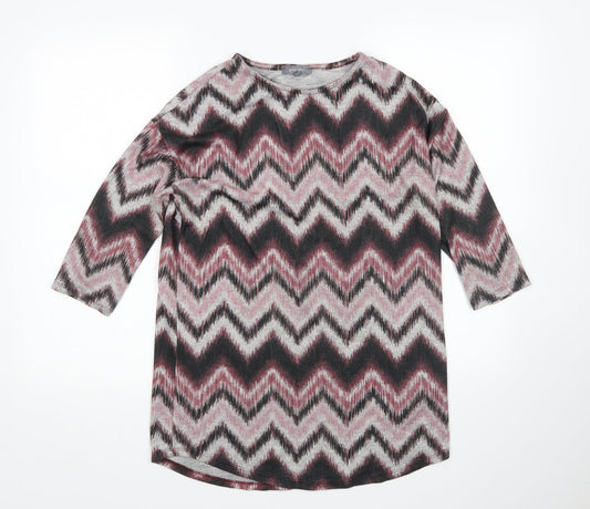 Principles  Womens Multicoloured Striped  Pullover Jumper Size 8