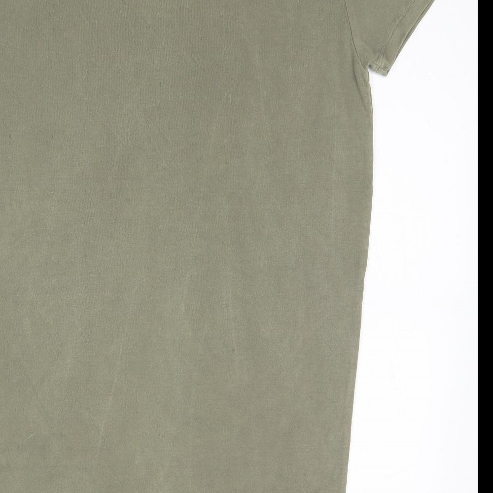 PRETTYLITTLETHING Womens Brown   Basic T-Shirt Size 8