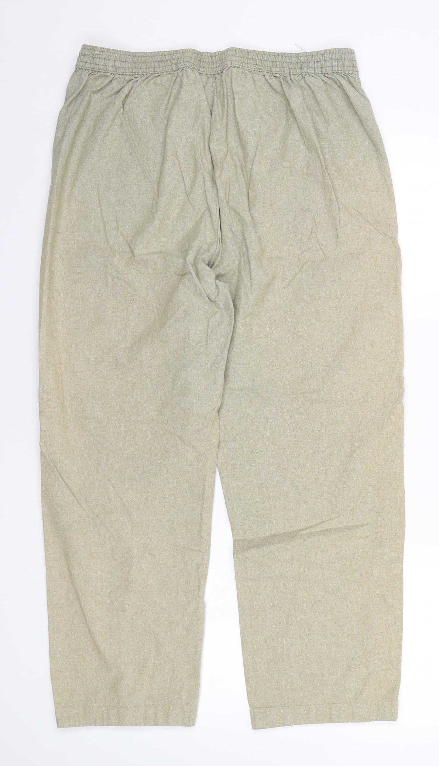 EWM Womens Beige   Trousers  Size 16 L26 in