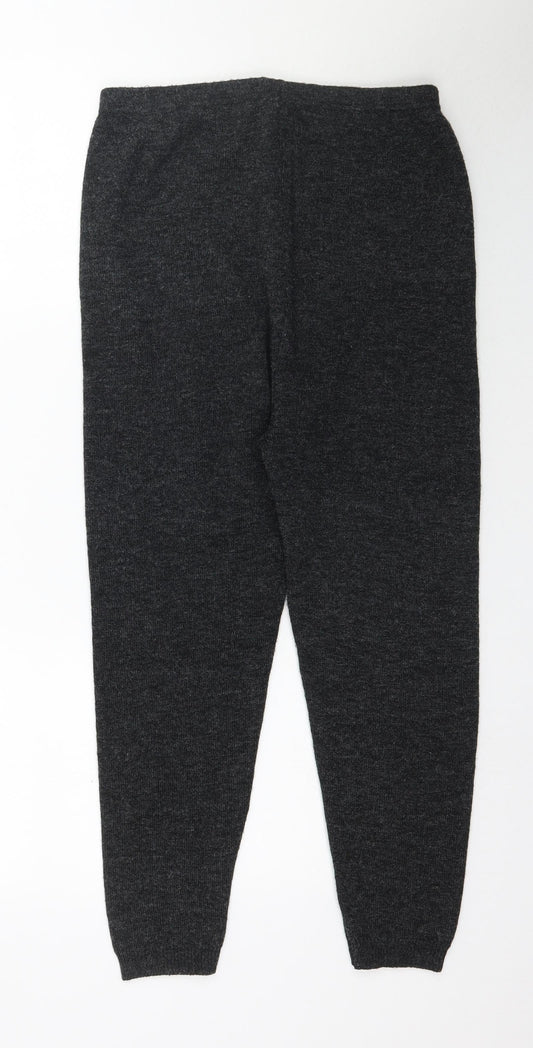 T-Mode Womens Grey  Knit Trousers  Size L L24 in - Leggings / Trousers