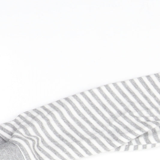 Pure Baby Boys Grey Striped  Babygrow One-Piece Size 12-18 Months