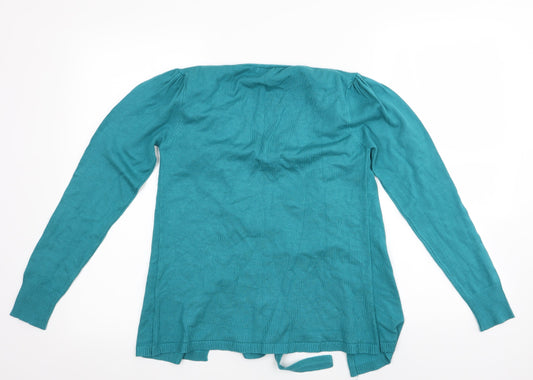 M&Co Womens Blue   Cardigan Jumper Size S