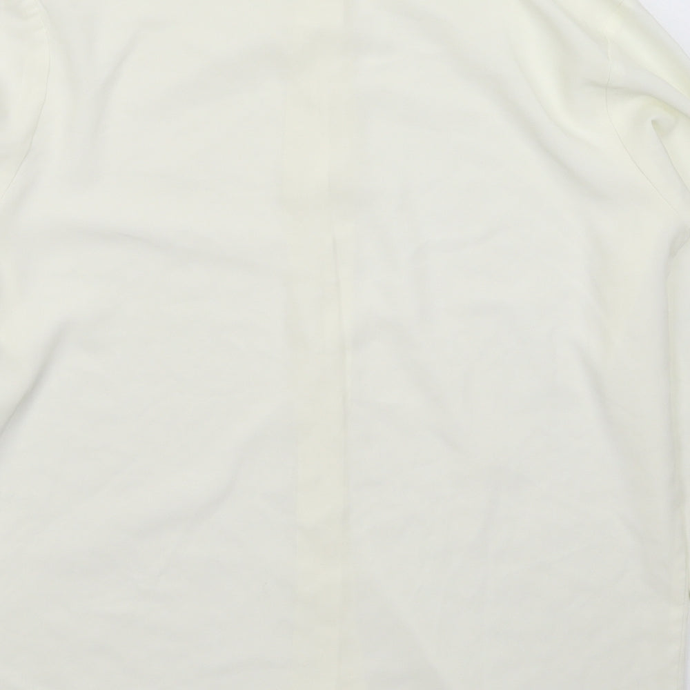 Laura Gribby Womens White   Basic Button-Up Size 10