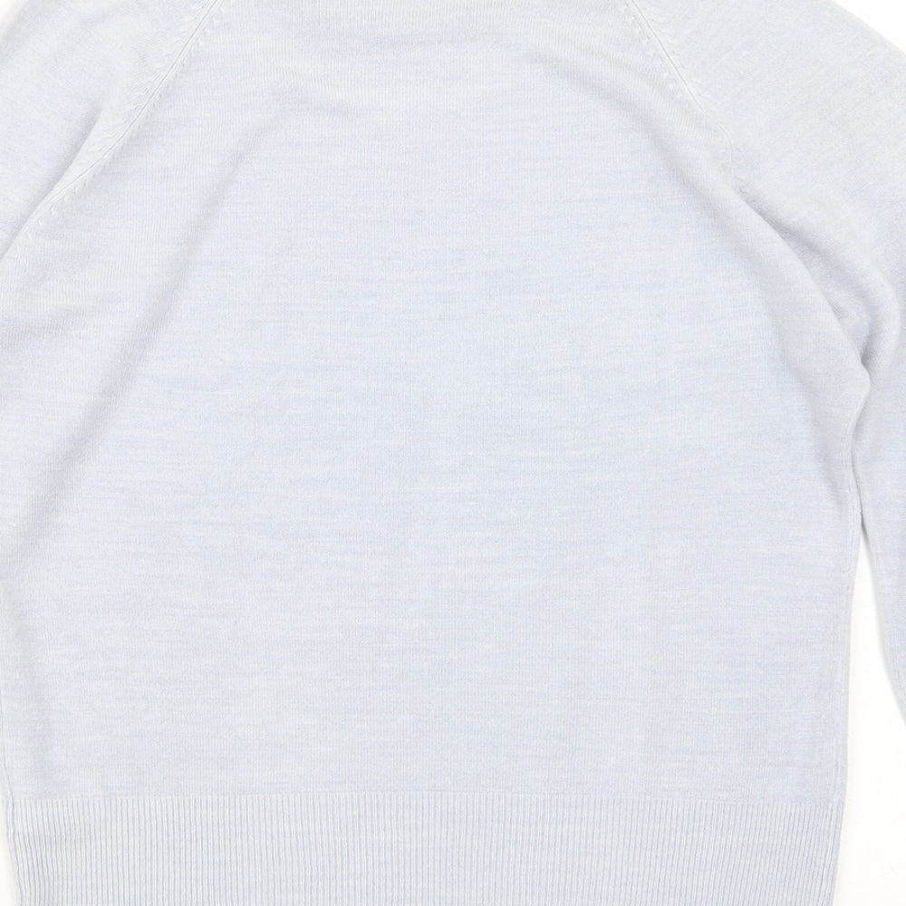 NEXT Womens Blue  Knit Pullover Jumper Size 10