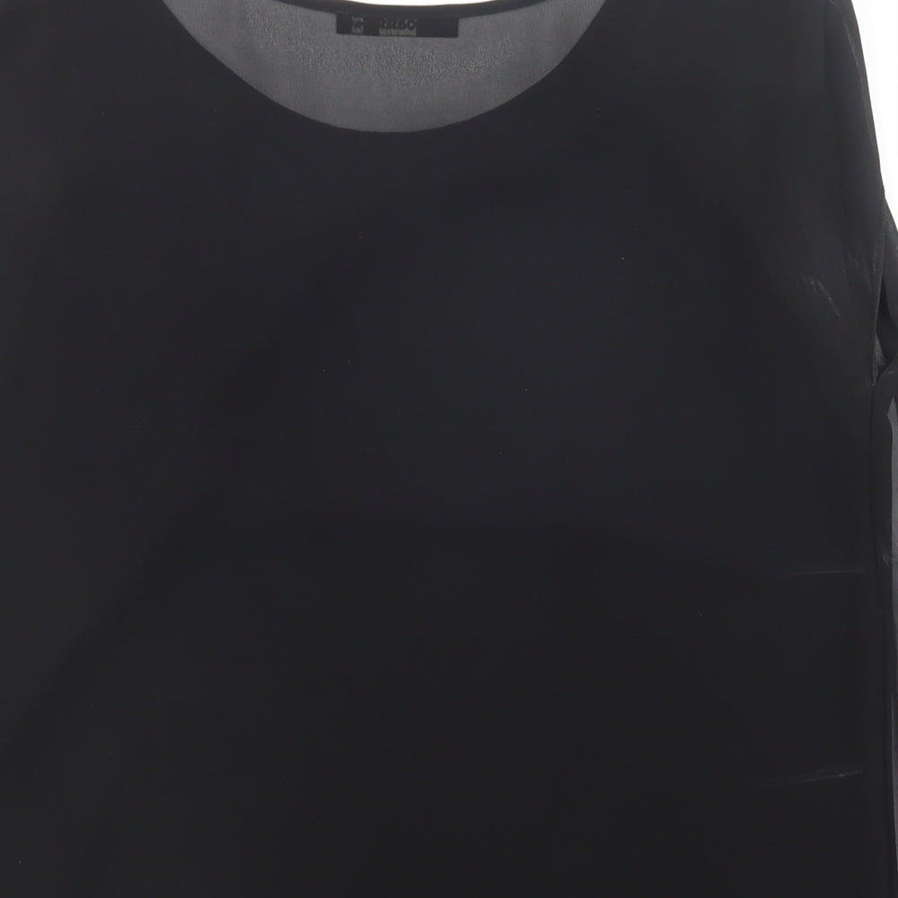 Oasis Womens Black   Basic Blouse Size 10