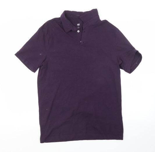 H&M Mens Pink    Polo Size M