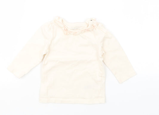 Nutmeg Girls Pink   Basic T-Shirt Size 0-3 Months