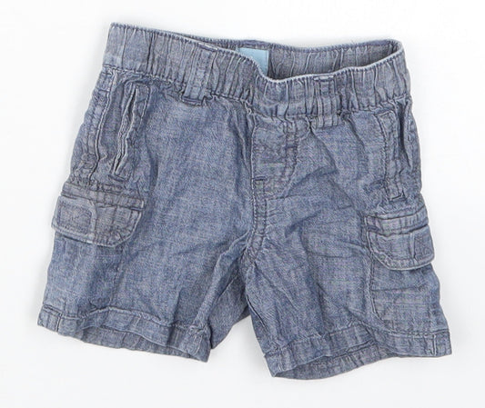 Gap Baby Blue  Denim Cropped Jeans Size 12-18 Months