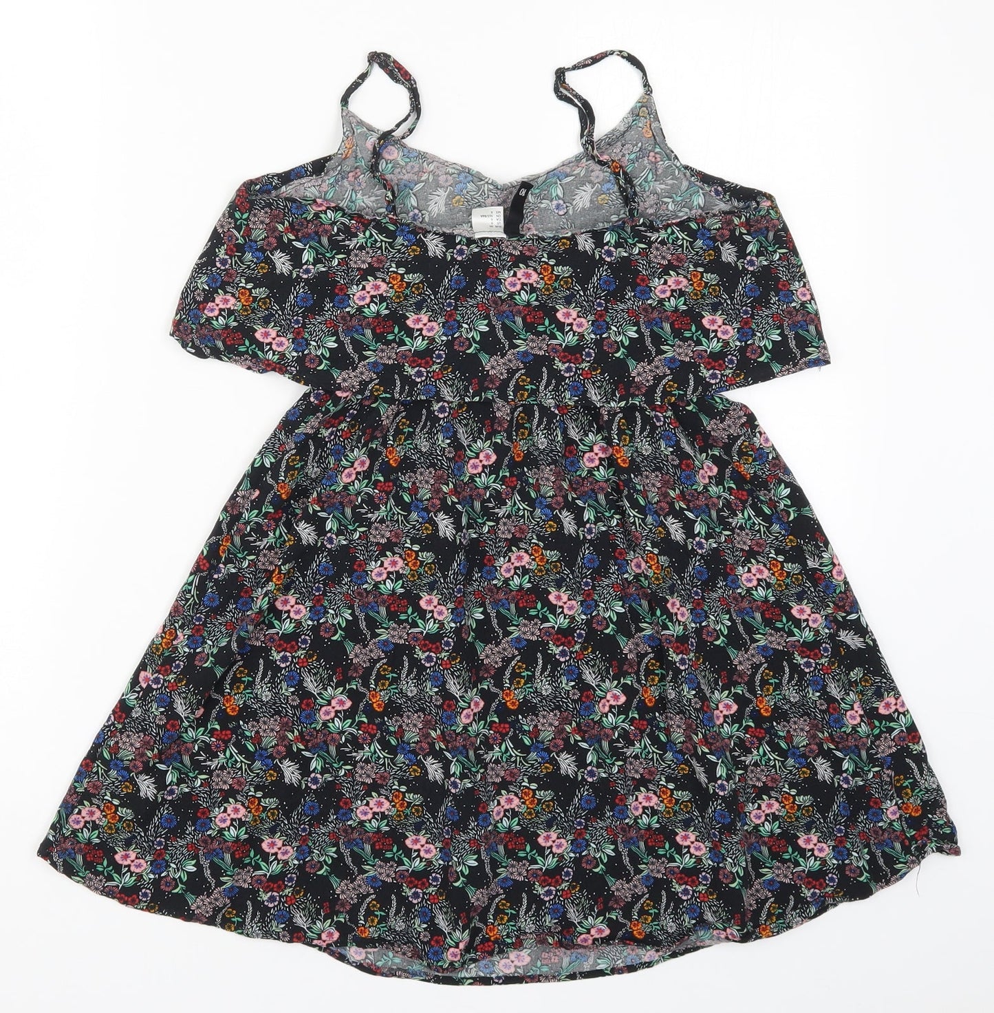 H&M Womens Multicoloured Floral  Mini  Size 10